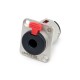 MRC R63DN-S3 Панельный разъем 1/4" Jack 6.35 мм, 3-х контактный (стерео) <гнездо/мама>