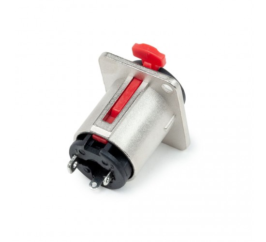 MRC R63DN-S3 Панельный разъем 1/4" Jack 6.35 мм, 3-х контактный (стерео) <гнездо/мама>