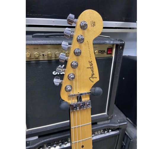 Fender Player Stratocaster Floyd Rose HSS электрогитара, цвет Polar White Мексика 2018 USED
