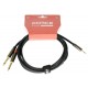 Force FLC-11/2 аудио шнур 2хJack1/4 mono-Jack mini stereo (2,0м)