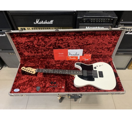 Fender Jim Root Telecaster Flat White электрогитара, цвет белый, Мексика 2019 USED