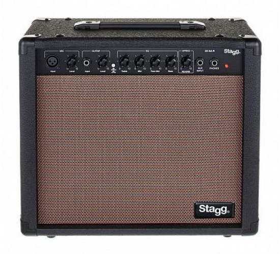 Stagg 20 AA комбо для акустической гитары 20 Вт, ревер