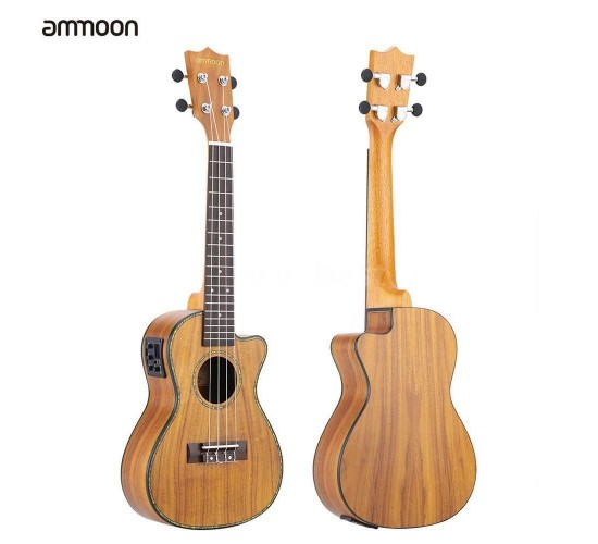 Ammoon UK-I1639, 24" укулеле концертная со звукоснимателем