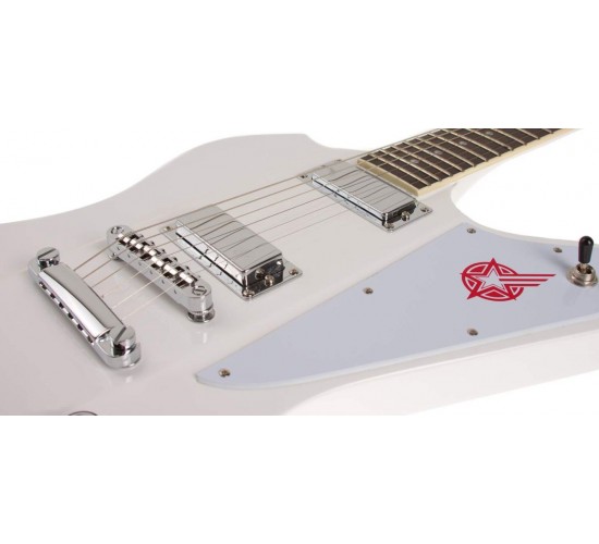 Washburn PS10WH электрогитара Paul Stanley (Kiss), цвет белый