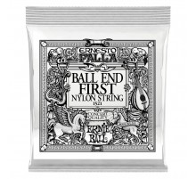 Ernie Ball 1521 1я струна для классической гитары. Черный нейлон, шарик, калибр .028