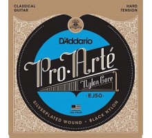 D'Addario EJ50 PRO ARTE Струны для классической гитары нейлоновые Hard