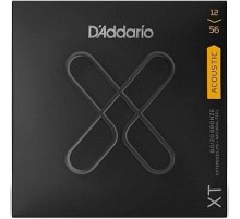 D'Addario XTABR1256 XT Комплект струн для акустической гитары, бронза 80/20, 12-56, с покрытием