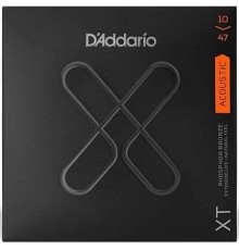 D'Addario XTAPB1047 XT Комплект струн для акустической гитары, фосф.бронза, 10-47, с покрытием