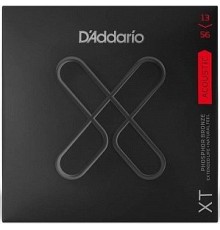 D'Addario XTAPB1356 XT Комплект струн для акустической гитары, фосф.бронза, 13-56, с покрытием