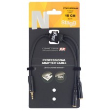 Stagg NYA010/MPS2MJSR Y-адаптер кабель серии N, 10 см