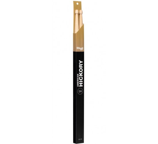 Stagg SHV5A Барабанные палочки, Hickory, подобраны в пары по весу, цвету и звучанию, 5A
