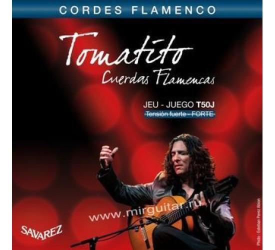 Savarez T50J Tomatito Flamenco Strings Hard Tension струны для классической гитары
