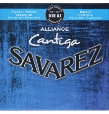 Savarez 510AJ Alliance Cantiga Blue high tension струны для классической гитары, нейлон