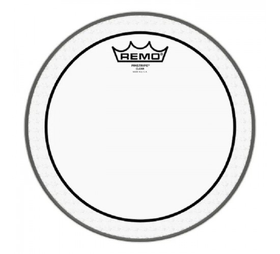 Remo Pinstripe 10" Clear двойной прозрачный пластик