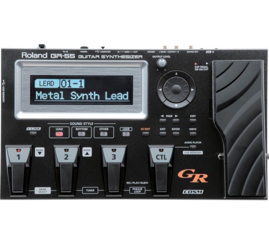 Roland GR-55GK-BK гитарный процессор эффектов, черный