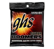 GHS GB-LOW Boomers Струны для электрогитары, никелир.сталь, кругл.обмотка, 11-15-19-33-43-53