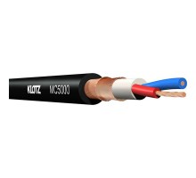 Klotz MC5000 микрофонный студийный кабель, структура: 0.50мм2, диаметр: 7мм, цвет черный