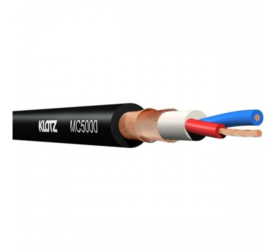 Klotz MC5000 микрофонный студийный кабель, структура: 0.50мм2, диаметр: 7мм, цвет черный