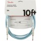 Fender 10' Original Instr. Cable DBL Daphne Blue инструментальный кабель, голубой, длина 3м