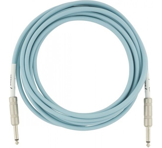 Fender 10' Original Instr. Cable DBL Daphne Blue инструментальный кабель, голубой, длина 3м