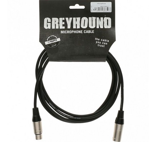 Klotz GRG1FM01.0 Greyhound кабель микрофонный XLR, 1м