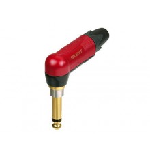 Neutrik NP2RX-AU-SILENT 1/4'' профессиональный Jack с выключателем для обеспечения «безщелчкового» подключения, угловой, золоченые контакты