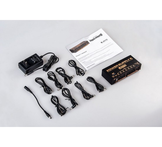 Joyo JP-05 Блок питания для педалей эффектов, 7х9В+1 комбо