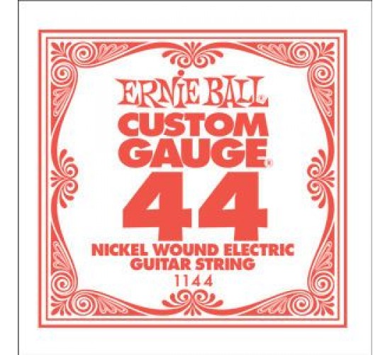 Ernie Ball 1144 струна для электро и акустических гитар. Никель, в оплётке, калибр .044